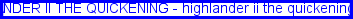 Mpeg highlander ii the quickening
