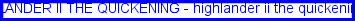 Mpeg highlander ii the quickening